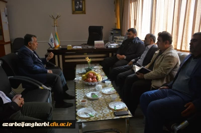 بازدید روح اله حضرتپور نماینده مردم ارومیه و هیئت همراه از دانشگاه فرهنگیان استان آذربایجان غربی