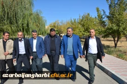 بازدید روح اله حضرتپور نماینده مردم ارومیه و هیئت همراه از دانشگاه فرهنگیان استان آذربایجان غربی