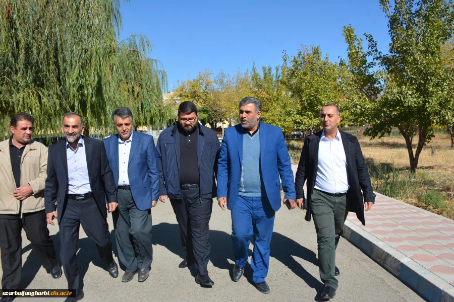 بازدید روح اله حضرتپور نماینده مردم ارومیه و هیئت همراه از دانشگاه فرهنگیان استان آذربایجان غربی