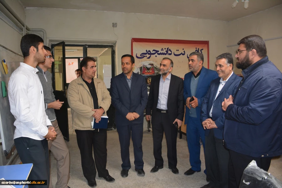 بازدید روح اله حضرتپور نماینده مردم ارومیه و هیئت همراه از دانشگاه فرهنگیان استان آذربایجان غربی