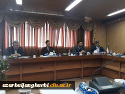 جلسه شورای پژوهشی مدیریت امورپردیس های دانشگاه فرهنگیان استان آذربایجان غربی برگزارشد. 2