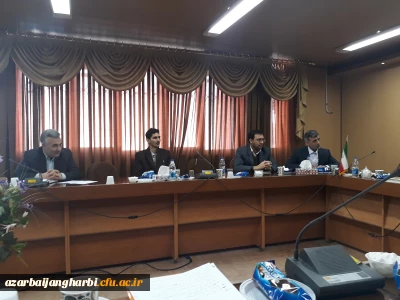 جلسه شورای پژوهشی مدیریت امورپردیس های دانشگاه فرهنگیان استان آذربایجان غربی برگزارشد.