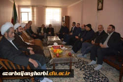 دیدار جمعی از اساتید و کارکنان دانشگاه فرهنگیان استان با مبارز نستوه حجت الاسلام غلامرضا حسنی