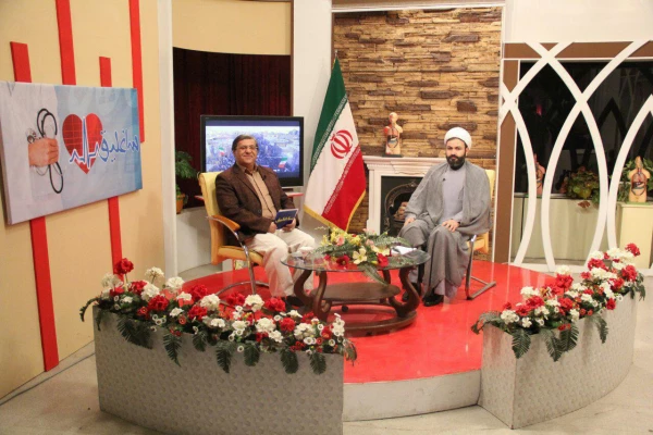 حضور حجت الاسلام و المسلمین دکتر بیگی مسئول نهاد رهبری دانشگاه فرهنگیان استان آذربایجان غربی در برنامه زنده تلویزیونی ساغلیق 23 بهمن با موضوع سلامت روان از دیدگاه قرآن