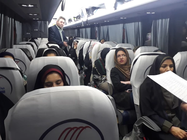 دانشجو معلمان زائردانشگاه فرهنگیان  استان آذربایجان غربی رهسپار تهران  شدند