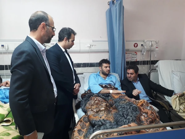 عیادت دکتر محمود لو سرپرست امور پردیس های استانی