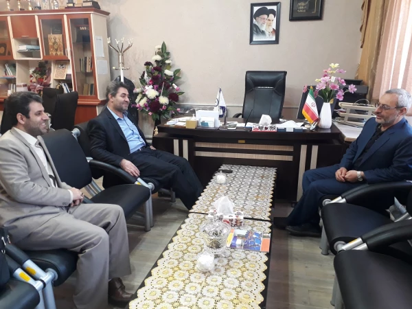 دیدار دکتر عاشری رئیس دانشگاه پیام نور استان  با مدیریت امور پردیس های دانشگاه فرهنگیان  آذربایجان غربی