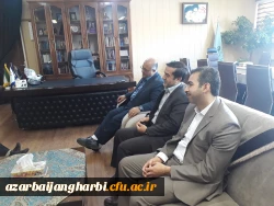 دیدار سرپرست امور پردیس های دانشگاه فرهنگیان آذربایجان غربی با مدیرکل آموزش و پرورش استان آذربایجان غربی  2