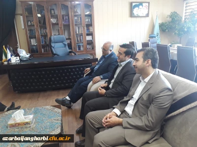 دیدار سرپرست امور پردیس های دانشگاه فرهنگیان آذربایجان غربی با مدیرکل آموزش و پرورش استان آذربایجان غربی