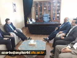 دیدار سرپرست امور پردیس های دانشگاه فرهنگیان آذربایجان غربی با مدیرکل آموزش و پرورش استان آذربایجان غربی