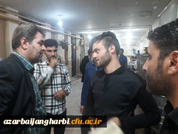 بازدید سرزده دکتر محمودلو سرپرست امور پردیس های استان آذربایجان غربی از بخشهای مختلف پردیس شهید رجایی ارومیه 2