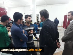 حضور سرزده دکتر علی محمودلو سرپرست امور پردیس های استان آذربایجان غربی در جمع دانشجو معلمان  واحد امام خمینی (ره) سلماس  2