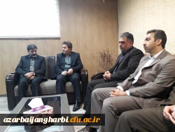 دکترعلی محمودلو سرپرست پردیس های استان آذربایجان غربی با رئیس شورای اسلامی کلانشهر ارومیه دیدار کرد. 2