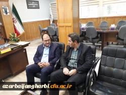 دیدار دکتر علی محمودلو سرپرست پردیس های استان آذربایجان غربی با مدیرکل نوسازی و تجهیز مدارس استان آذربایجان غربی 3
