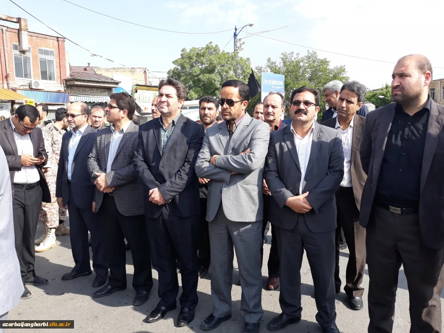 اساتید و کارکنان دانشگاه فرهنگیان آذربایجان غربی با شیر مرد آذربایجان وداع کردند. 2