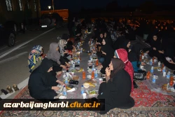 مراسم ضیافت افطار دانشجویان علامه طباطبایی ارومیه در کنار بارگاه امامزاده قریب حسن ارومیه برگزار شد 7