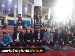 سرپرست دانشگاه فرهنگیان استان به همراه جمعی از اساتید و کارکنان در مراسم بزرگداشت شهدای قیام 15 خرداد و احیای شب قدر شرکت کردند