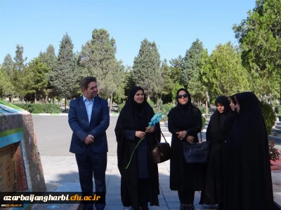 آغاز به کار سرپرست پردیس علامه طباطبایی ارومیه با ادای احترام به مقام شهدا