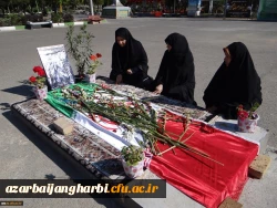 آغاز به کار سرپرست پردیس علامه طباطبایی ارومیه با ادای احترام به مقام شهدا 3