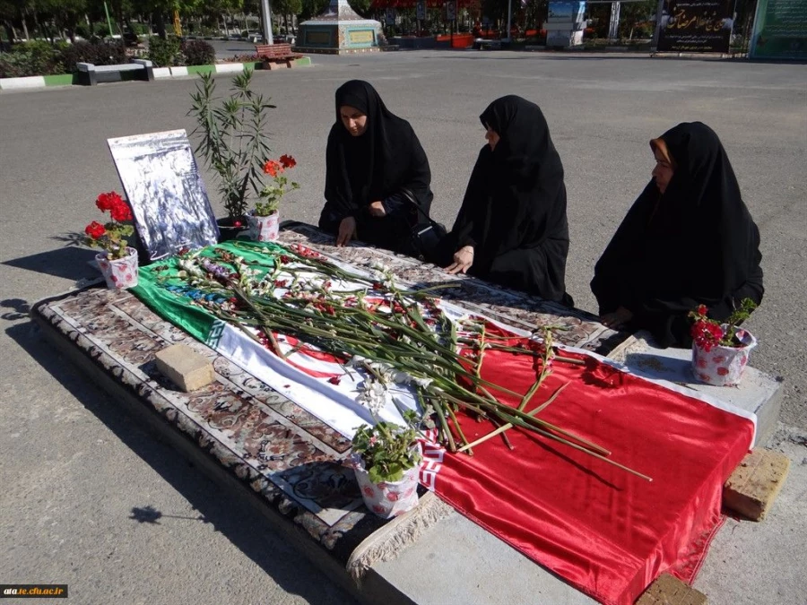 آغاز به کار سرپرست پردیس علامه طباطبایی ارومیه با ادای احترام به مقام شهدا 3