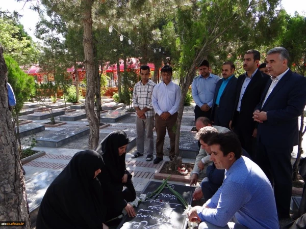 آغاز به کار سرپرست پردیس علامه طباطبایی ارومیه با ادای احترام به مقام شهدا