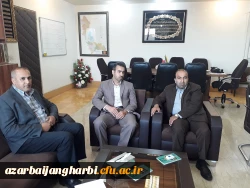 دکتر علی محمودلو مدیر امور پردیس های استان آذربایجان غربی با رئیس سازمان مدیریت و برنامه ریزی استان دیدار و گفتگو کرد 2