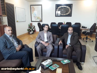 دکتر علی محمودلو مدیر امور پردیس های استان آذربایجان غربی با رئیس سازمان مدیریت و برنامه ریزی استان دیدار و گفتگو کرد