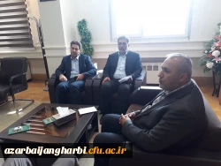 دکتر علی محمودلو مدیر امور پردیس های استان آذربایجان غربی با رئیس سازمان مدیریت و برنامه ریزی استان دیدار و گفتگو کرد 3