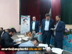 بازدید مدیر امور پردیس های استان آذربایجان غربی از حوزه امتحانی پردیس شهید رجایی ارومیه 4