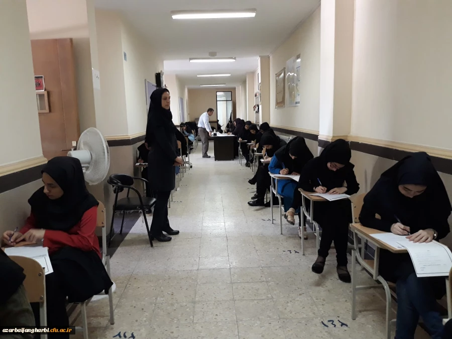 بازدید سرپرست مدیریت امور استانی دانشگاه فرهنگیان از حوزه امتحانی پردیس علامه طباطبایی ارومیه 3