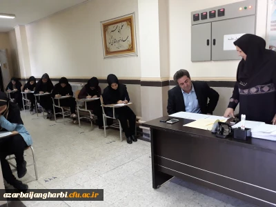 بازدید سرپرست مدیریت امور پردیس های استان آذربایجان غربی از حوزه امتحانی پردیس علامه طباطبایی ارومیه