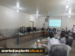 دکترعرب مدیرکل مراکز مشاوره وامورسلامت
 در جمع مشاوران پردیس ها ومراکز دانشگاه فرهنگیان آذربایجان غربی  :

مراکز جامع مشاوره در مراکز استانها راه اندازی خواهد شد 4