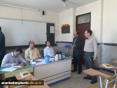 سرپرست هسته گزینش آموزش وپرورش  استان آذربایجان غربی ضمن بازدید از روند مصاحبه مهارت آموزان ماده   28 با مدیرامورپردیس های استان آذربایجان غربی  دیدار و گفتگوکرد