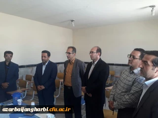 معاون سازمان مدیریت وبرنامه ریزی استان آذربایجان غربی  از روند مصاحبه مستخدمین پیمانی آموزش وپرورش درپردیس شهید رجایی ارومیه بازدید نمودند