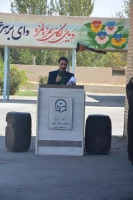 اهتزاز پرچم عزاداری سرور و سالار شهیدان امام حسین (ع) در پردیس شهید رجایی ارومیه 6