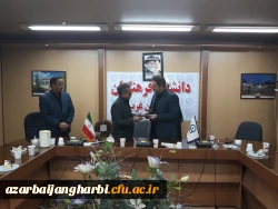 آیین معارفه معاون جدید توسعه منابع و امور دانشجویی پردیس شهید رجایی ارومیه برگزار شد 3