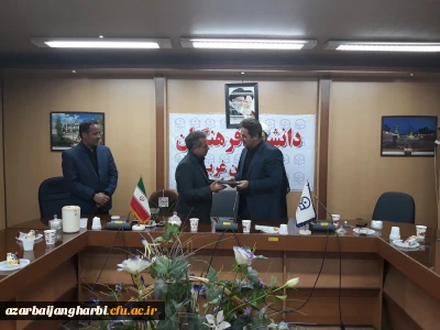 آیین معارفه معاون جدید توسعه منابع و امور دانشجویی پردیس شهید رجایی ارومیه برگزار شد