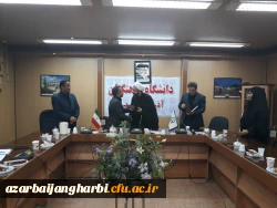 آیین معارفه معاون جدید توسعه منابع و امور دانشجویی پردیس شهید رجایی ارومیه برگزار شد 4