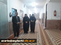 سرپرست پردیس علامه طباطبایی ارومیه  به همراه معاون توسعه منابع از خوابگاه دانشجویی این پردیس از خوابگاه بازدید کردند 3