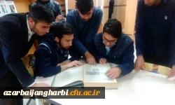 به مناسبت گرامیداشت هفته کتاب و کتابخوانی

بازدید دانشجویان از کتابخانه مرکزی ارومیه
 5