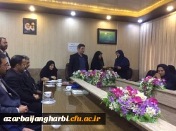مراسم تکریم و معارفه معاون آموزشی، فرهنگی  وپژوهشی  پردیس علامه طباطبایی خواهران  آذربایجان غربی برگزار شد 2