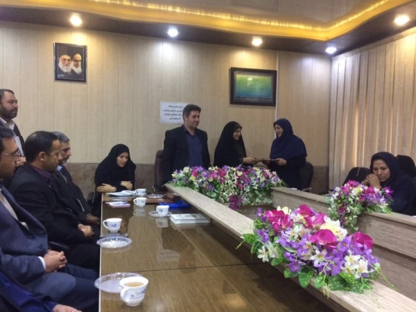 مراسم تکریم و معارفه معاون آموزشی، فرهنگی  وپژوهشی  پردیس علامه طباطبایی خواهران  آذربایجان غربی برگزار شد 2