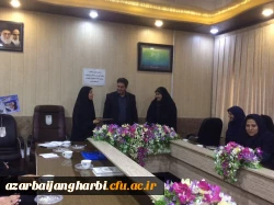 مراسم تکریم و معارفه معاون آموزشی، فرهنگی  وپژوهشی  پردیس علامه طباطبایی خواهران  آذربایجان غربی برگزار شد 3