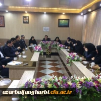 مراسم تکریم و معارفه معاون آموزشی، فرهنگی  وپژوهشی  پردیس علامه طباطبایی خواهران  آذربایجان غربی برگزار شد 4