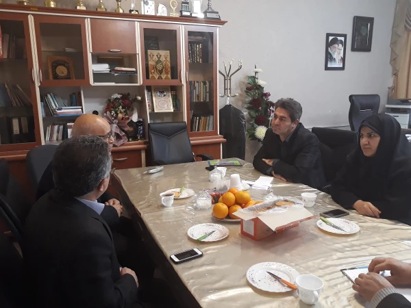 جلسه مسئولین دانشگاه فرهنگیان آذربایجان غربی  با مدیر عامل مجمع خیرین مدرسه ساز برگزار شد 2