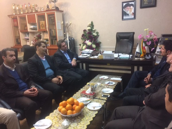 مهندس عبدالکریم حسین زاده نماینده محترم مردم شریف  نقده و اشنویه در مجلس شورای اسلامی با دکتر محمودلو مدیر امور پردیس های استان آذربایجان غربی دیدار و گفتگو کرد 2