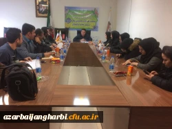 به مناسبت  بزرگداشت یکصدمین سالگرد تاسیس تربیت معلم در کشور

نشست خبری مدیر امور پردیس های استانی دانشگاه فرهنگیان آذربایجان غربی  با اصحاب رسانه