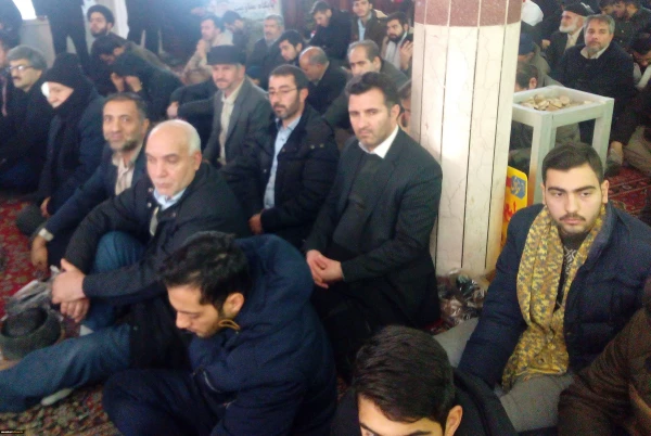 حضورمسئولین و کارکنان مرکز آموزش عالی شهید مطهری خوی در مراسم گرامیداشت نهم دی 3