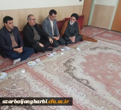 دیدار معاونت پردیس و رئیس واحد تابعه دانشگاه فرهنگیان سلماس با نماینده محترم ولی فقیه و امام جمعه این شهرستان