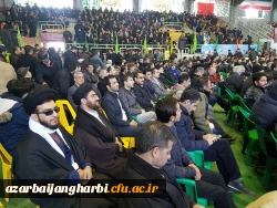 حضور اساتید و کارکنان مرکز امام خمینی(ره) سلماس در مراسم گرامیداشت نهم دی ماه 2